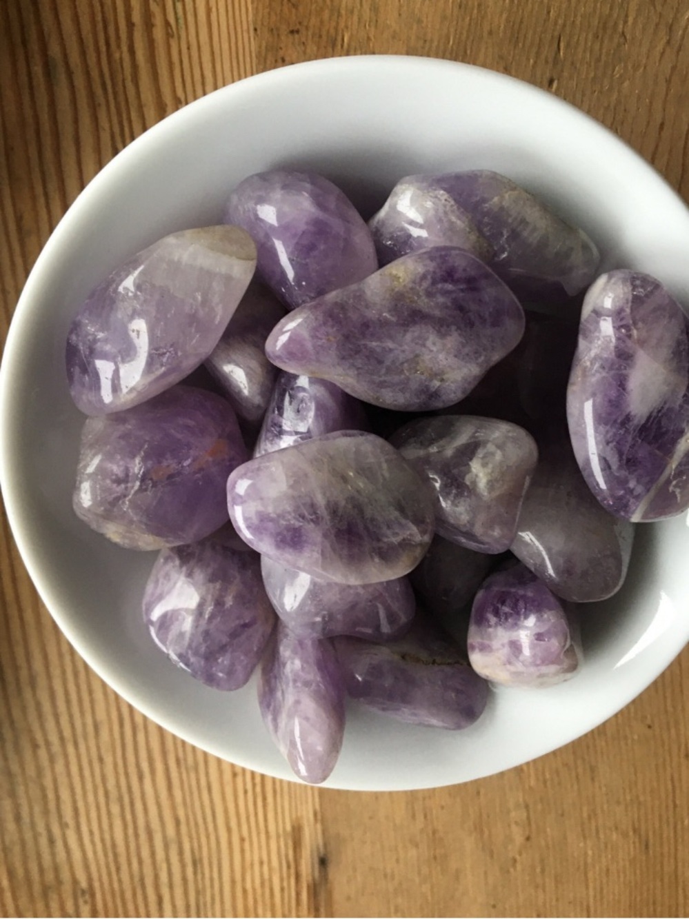 Polished Amethyst Tumbled Stone - Purple Decorative Home Accent